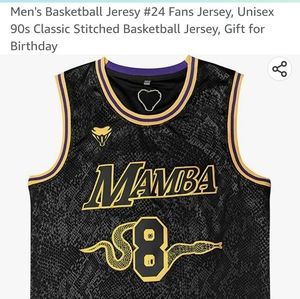 Mamba basketball Jersey
